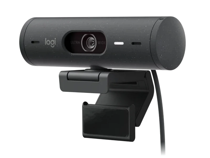Cameră web logitech brio 500, full-hd 1080p, gri 11