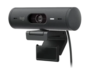 Cameră web logitech brio 500, full-hd 1080p, gri