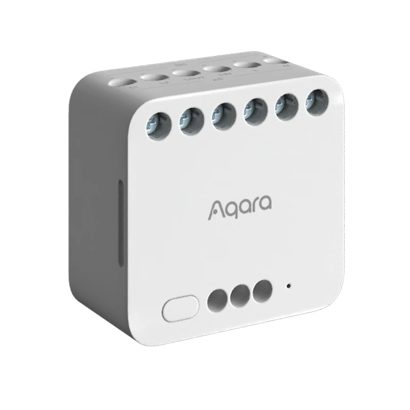 Releu smart power aqara dual relay module t2, alb 3