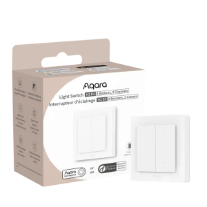 Comutator inteligent aqara light switch h2, alb