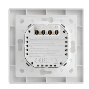 Comutator inteligent aqara light switch h2, alb Thumbnail 2