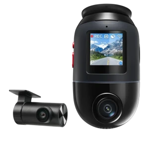 Set dash cam față și spate 70mai 4k omni x800+rear cam, negru