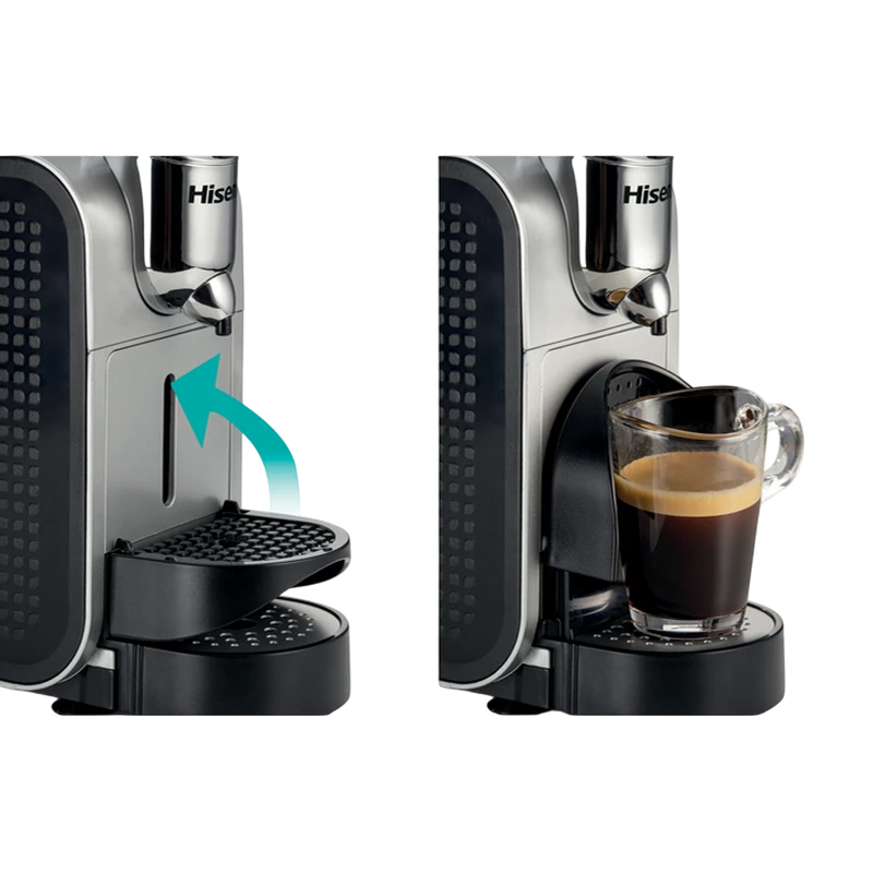 Cafetiera cu capsule hisense hcm20cs, 1145w, negru 6