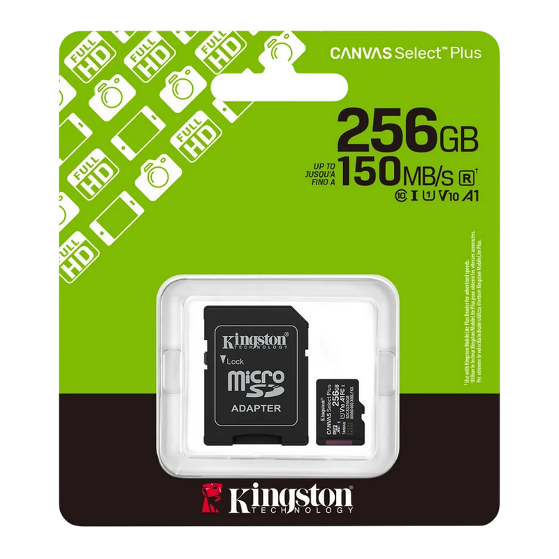 Карта памяти kingston canvas select plus, 256гб (sdcs3/256gb) 2