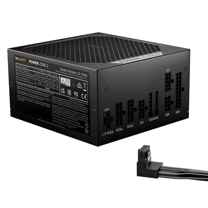 Sursă alimentare pc be quiet! power zone 2, 750w, atx, complet modular 6