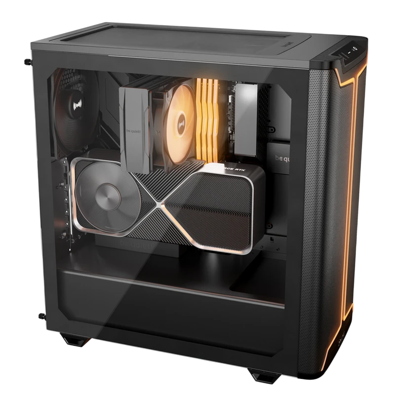 Carcasă pc be quiet! pure base 501 dx, midi-tower, fără psu, negru 4