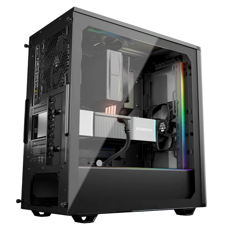 Carcasă pc be quiet! pure base 501 dx, midi-tower, fără psu, negru 3