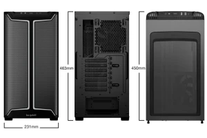 Carcasă pc be quiet! pure base 501 dx, midi-tower, fără psu, negru Thumbnail 7