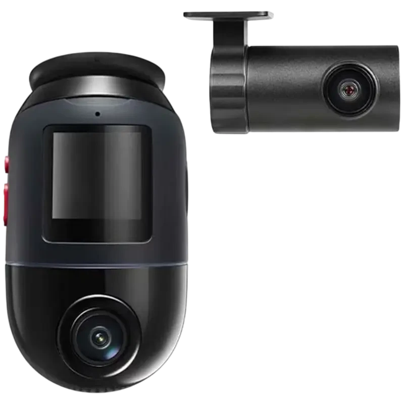 Комплект видеорегистраторов передней и задней панели автомобиля 70mai 4k omni x800+rear cam+sd card, черный 10