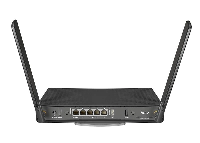 Беспроводной маршрутизатор mikrotik hap ac3, чёрный 5