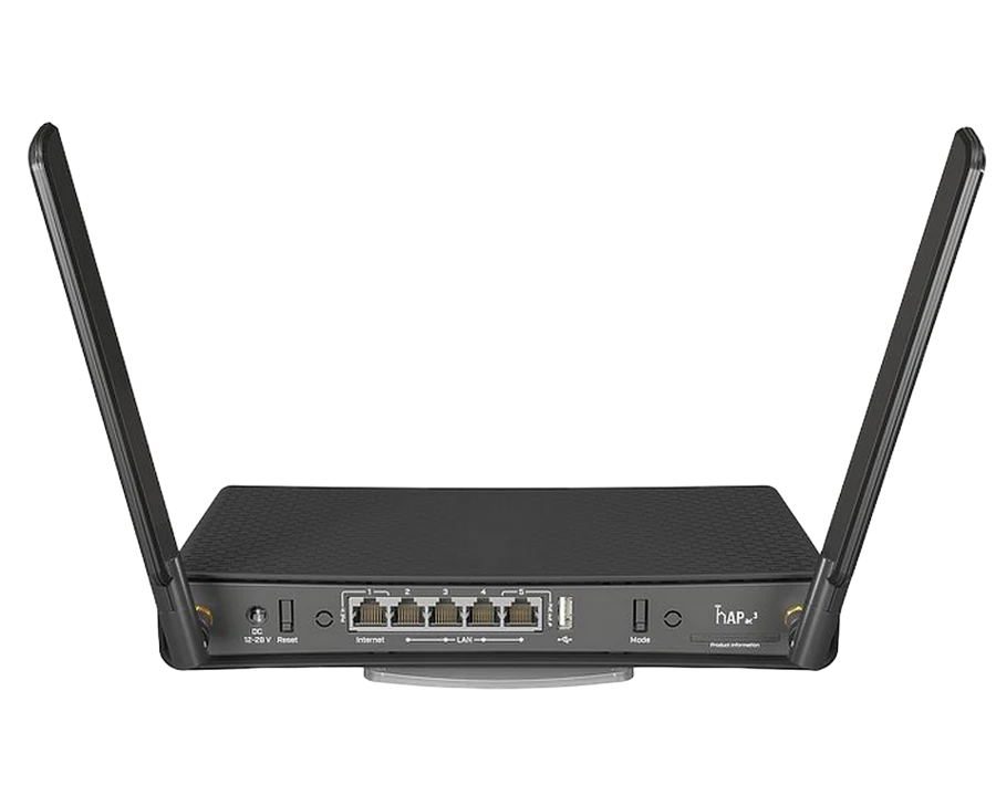 Беспроводной маршрутизатор mikrotik hap ac3, чёрный 2