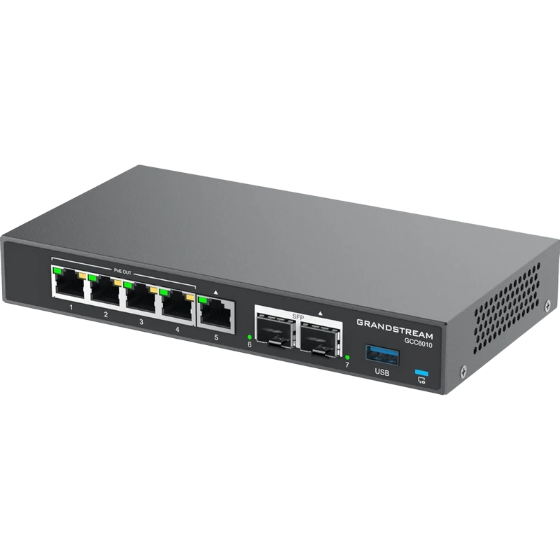 Router vpn grandstream gcc6010, negru 2