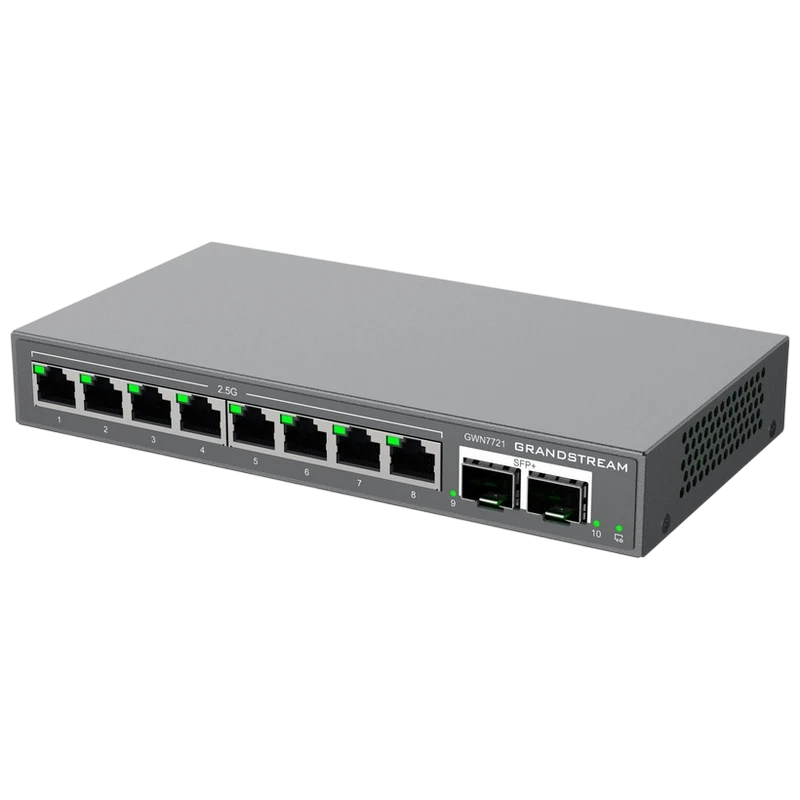 Сетевой коммутатор grandstream gwn7721, 8x 2.5gigabit ethernet 3