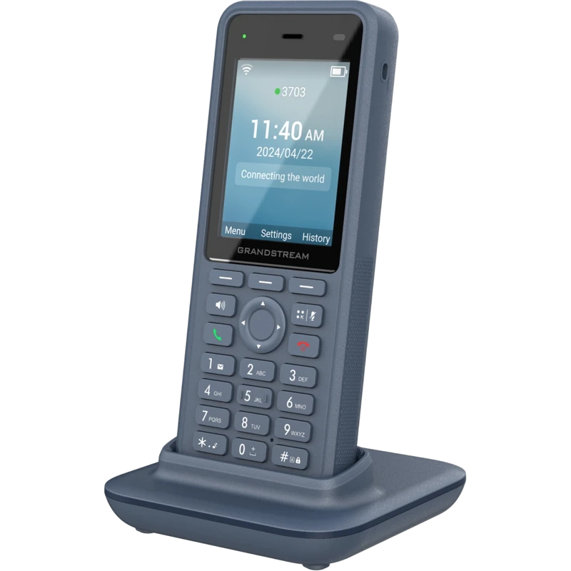 Telefon ip grandstream wp836, jet grey 5