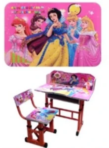 Set masa cu scaun portabil pentru copii – printese disney (adp25-11)