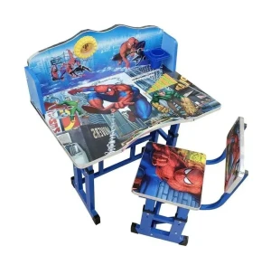 Set masa cu scaun portabil pentru copii – spider-man (adp25-07)