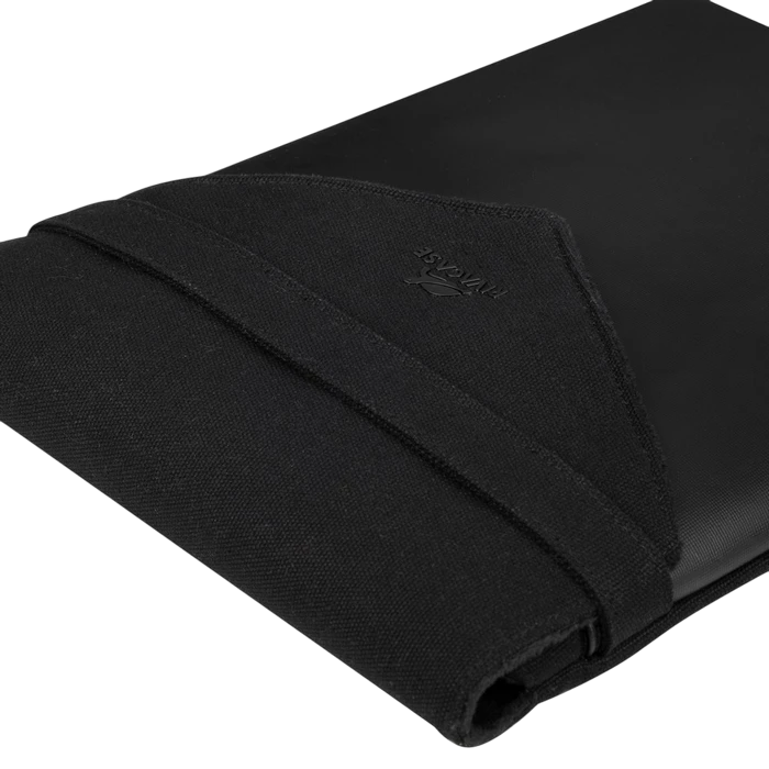 Сумка для ноутбука rivacase canvas , 14", чёрный 9