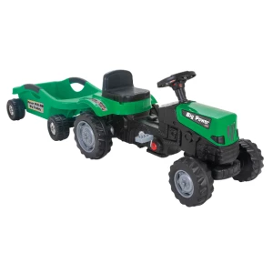 Tractor cu remorca Power, verde