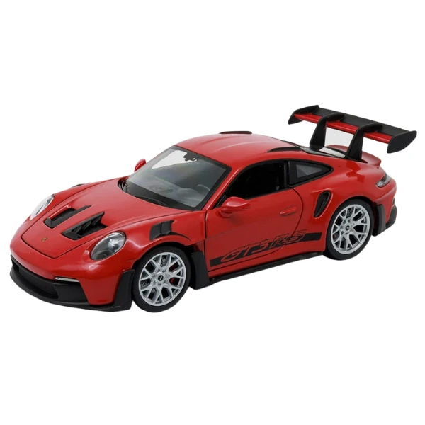 Коллекционный автомобиль porsche 911 gt3 rs (992) 1:24 welly 2