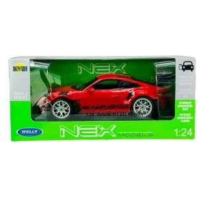 Коллекционный автомобиль porsche 911 gt3 rs (992) 1:24 welly Thumbnail 3