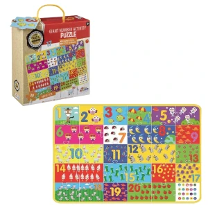 Jocul de masă puzzle 3d "number activity"