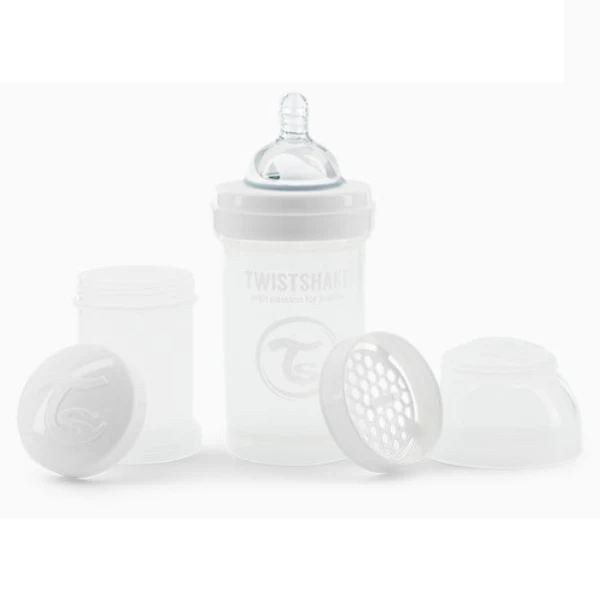 Biberon anti-colici, alb pastel, 330 ml, 0+ luni 2