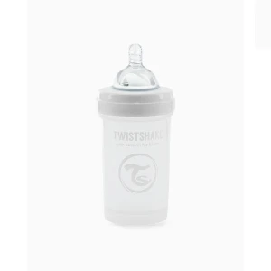 Biberon anti-colici, alb pastel, 330 ml, 0+ luni Thumbnail 4