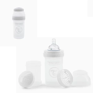 Biberon Anti-Colici, Alb Pastel, 330 ml, 0+ luni
