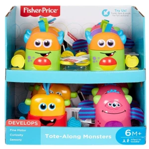 Fisher-price jucărie educativă "mini monstru vesel", 4 modele Thumbnail 3