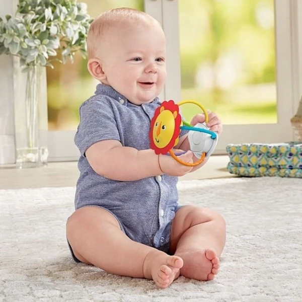 Fisher price  zornăitoare cu dentitie "animăluț", în asortiment 5
