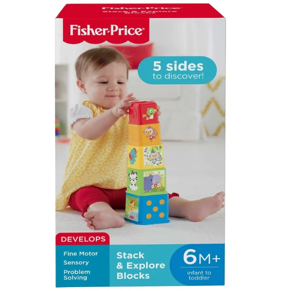 Fisher-price piramida „cuburi cu animale” 3