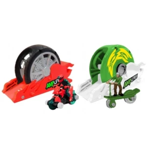Set de joaca "motocicletă, trotinetă și lansator"