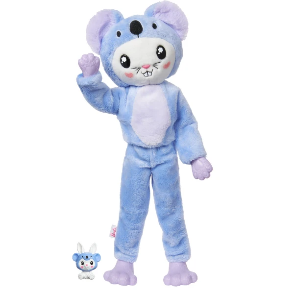 Кукла barbie cutie reveal "кролик в плюшем костюме в образе коалы" 4
