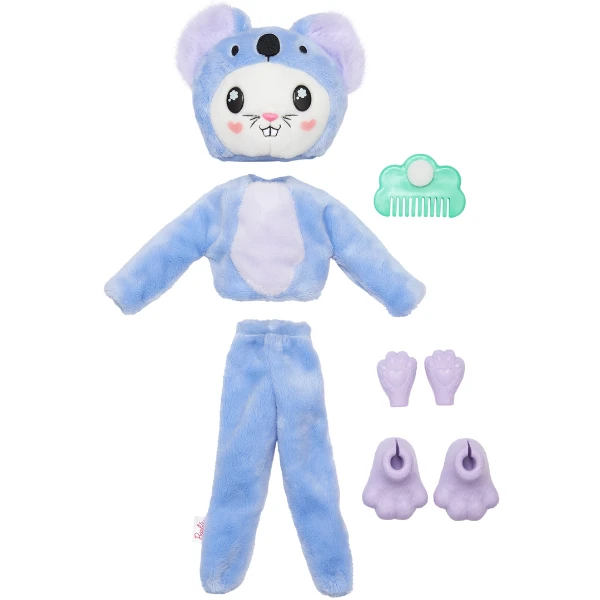Кукла barbie cutie reveal "кролик в плюшем костюме в образе коалы" 6