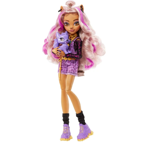 Игровой набор monster high "клодин вульф и кресчент", с аксессуарами 3
