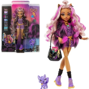 Игровой набор monster high "клодин вульф и кресчент", с аксессуарами
