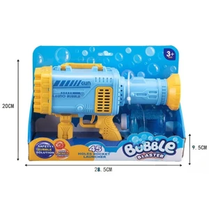 Suflantă cu bule „pistol bazooka cu 45 orificii” Thumbnail 3