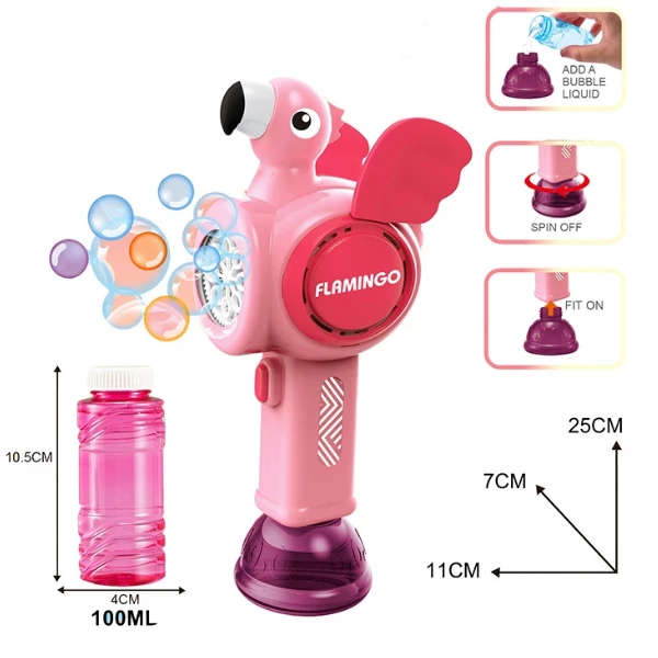 Suflantă cu bule „flamingo” 3