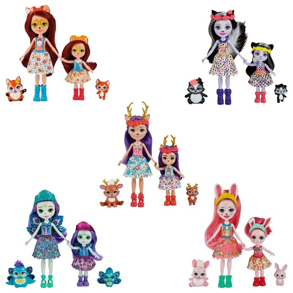 Enchantimals set "papușa bree bunny și mica ei surioară" 6