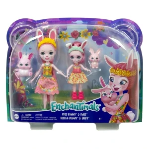 Enchantimals набор "кукла bree bunny и младшая сестра"