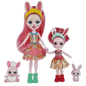 Enchantimals set "papușa bree bunny și mica ei surioară" Thumbnail 2