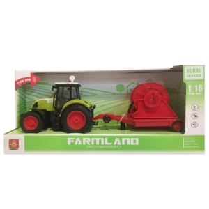 1:16 Tractor cu fricțiune &quot;Trailered Farm Tractor&quot; (lumina / sunet)