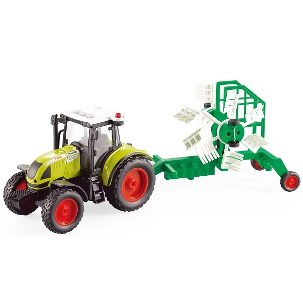 1:16 tractor cu fricțiune "trailered farm tractor" (lumina / sunet) 2