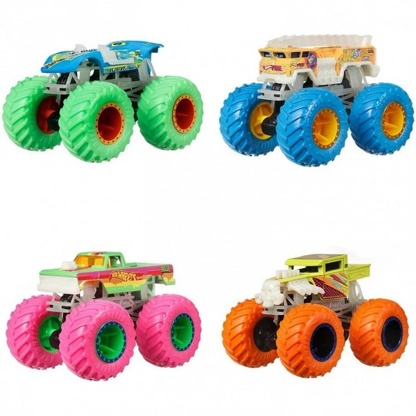 Hot wheels "monster trucks" базовая машинка-внедорожник (светящийся в темноте) (в асс.) 2
