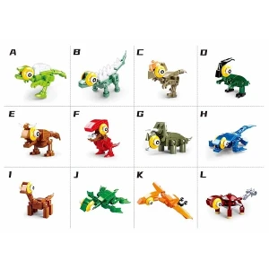 Constructor qbricks — egg dino (12 modele) Thumbnail 3