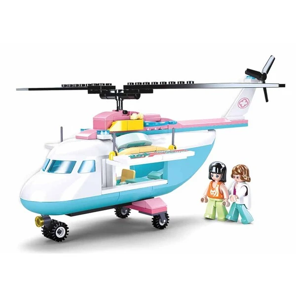 Set de construcție ”elicopter- ambulanță”, 163 elem. 5