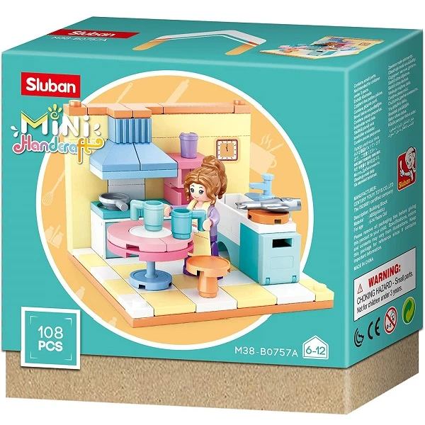 Set de construcție ''casa de vis'', 6 modele, de la 105 pînă la 116 elem. 8