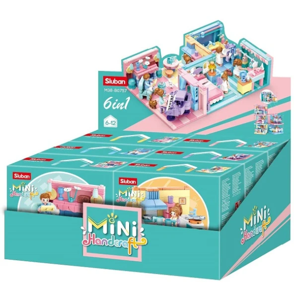Set de construcție ''casa de vis'', 6 modele, de la 105 pînă la 116 elem. 13
