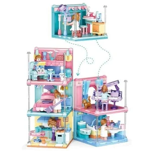 Set de construcție ''casa de vis'', 6 modele, de la 105 pînă la 116 elem. Thumbnail 6
