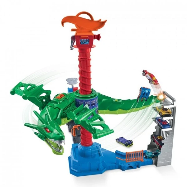 Hot wheels set de joacă „atacul dragonului” 9